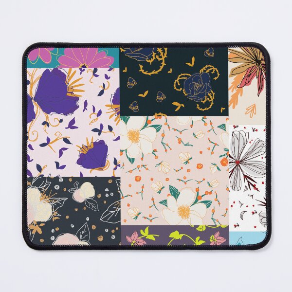 Item preview, Flowers patchwork designed and sold by Titi-Titi.