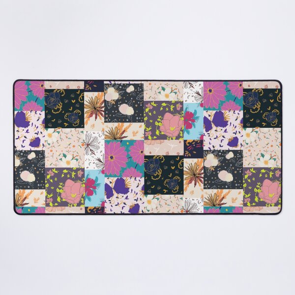 Item preview, Flowers patchwork designed and sold by Titi-Titi.