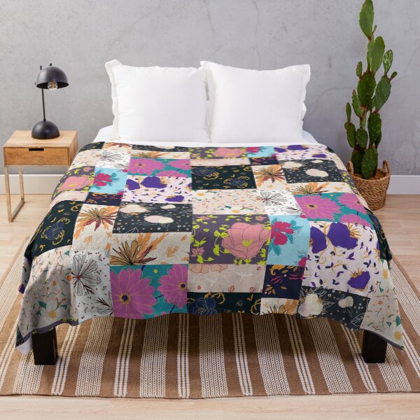 Item preview, Flowers patchwork  designed and sold by Titi-Titi.