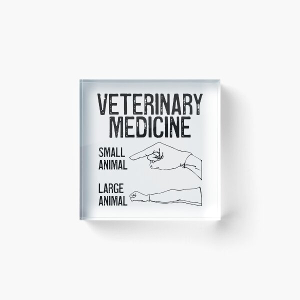 Item preview, Veterinary Medicine Small Animal vs Large Animal designed and sold by iconikit.