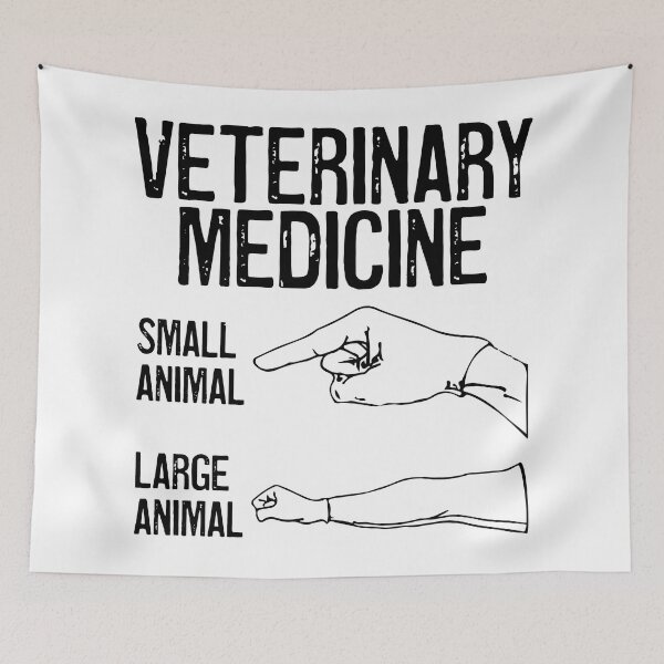 Item preview, Veterinary Medicine Small Animal vs Large Animal designed and sold by iconikit.