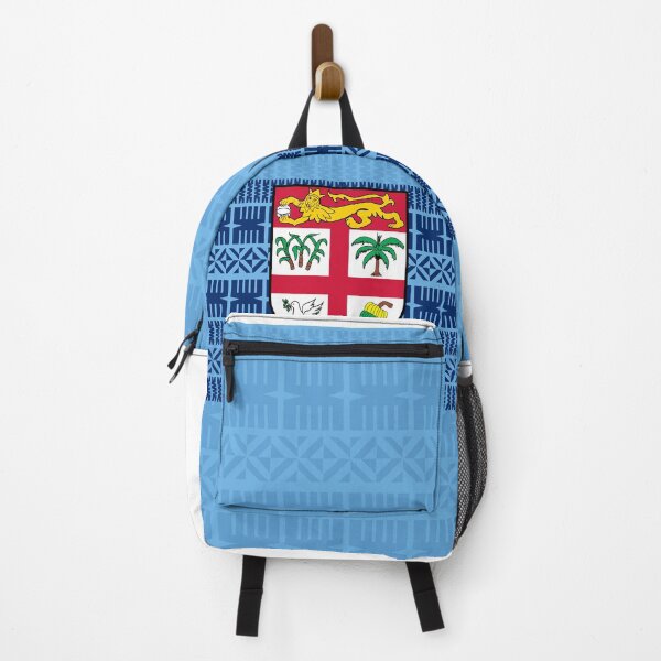Item preview, Blue Fiji Flag Masi - Tapa designed and sold by Kalawa Studio.