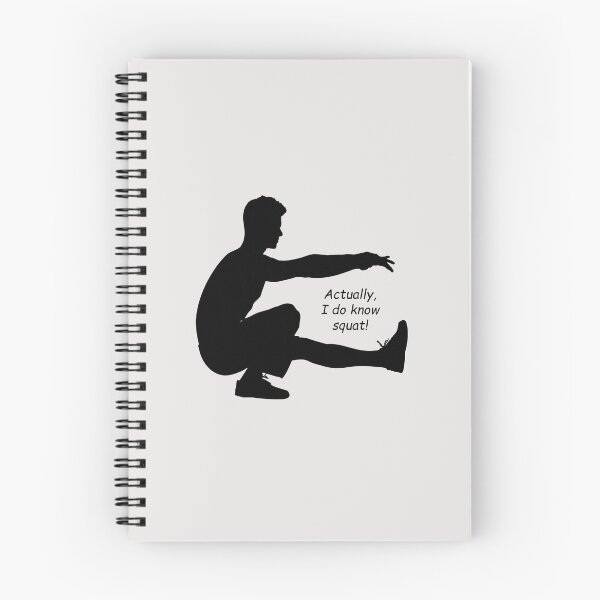Item preview, One-Legged Squat Exercise: "Actually, I do know squat!" designed and sold by SomeGuyLou.
