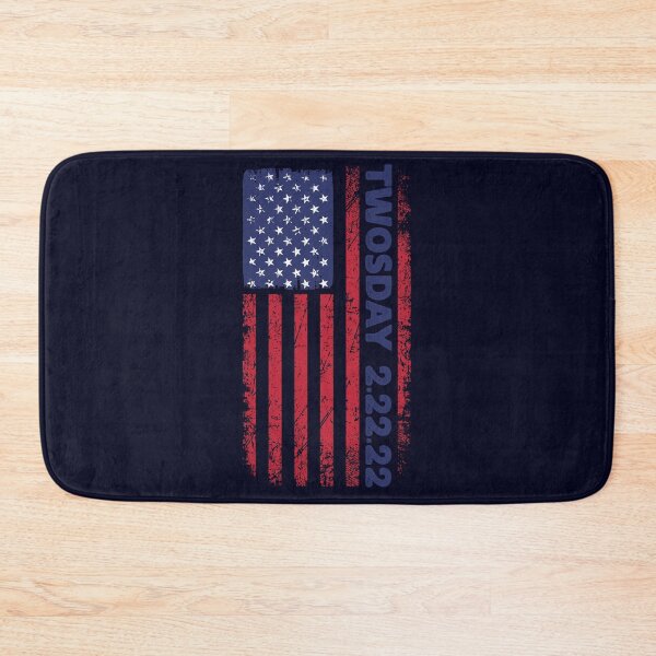Item preview, Memorable Day of the Year TWOSDAY 2.22.22 Distressed Grunge Vertical American Flag, Numerological Event, USA Grunge 2s Day Flag, Matching Family, 2 22 222, Twosday Commemorative, 22222 Souvenir designed and sold by zenturtlemerch.