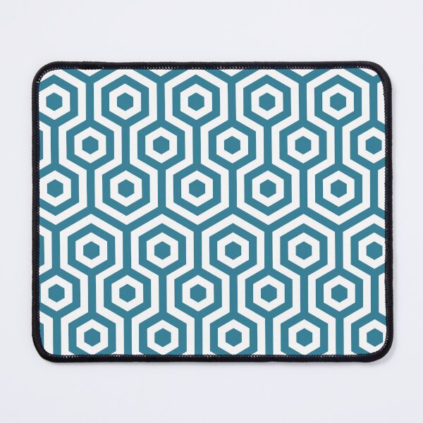 Item preview, Hexagon Teal Blue Geometric pattern designed and sold by Lubo Lubenov.