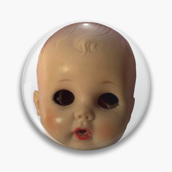 Item preview, baby doll head creepy designed and sold by kathumphrey.