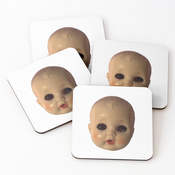Item preview, baby doll head creepy designed and sold by kathumphrey.
