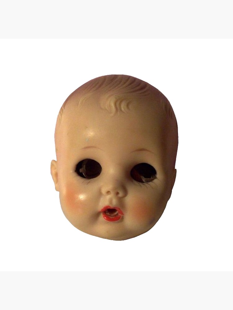 baby doll head creepy | Art Print