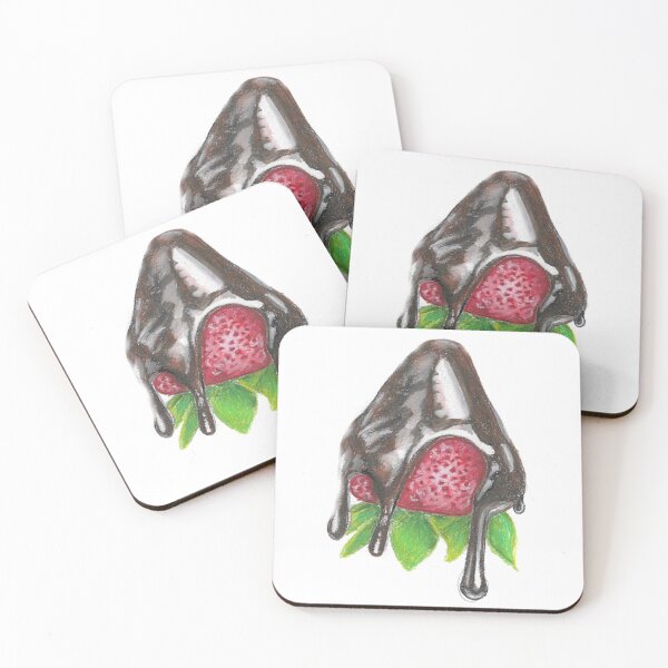 Item preview, Chocolate Dipped Strawberry designed and sold by ReneeDixonArt.