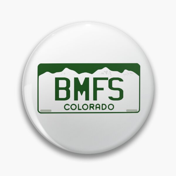 Artikelvorschau, BMFS Colorado Nummernschild entworfen und verkauft von Gypsy Bluegrass Designs.