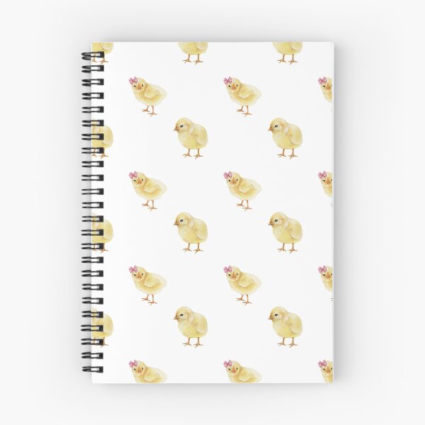 Item preview, Chicks in Pink Bows on White designed and sold by ThistleandFox.