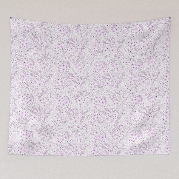 Item preview, Shades of Lilac Floral China Pattern - Seamless Design designed and sold by designsbyreaia.