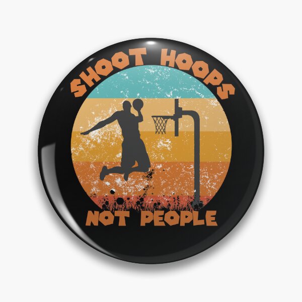 Item preview,  Shoot Hoops Not People Retro Vintage Sun designed and sold by SidhuKeet1.