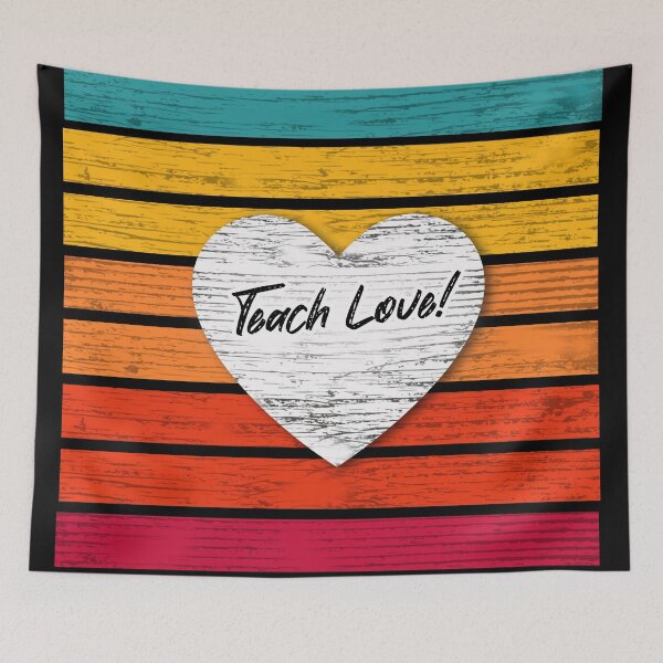 Item preview, Vintage Education Teacher Love Gear - Teach Love  designed and sold by CattlettArt.