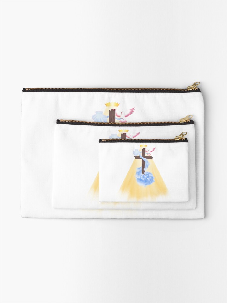 Alternate view of I am Baptized into Christ Zipper Pouch