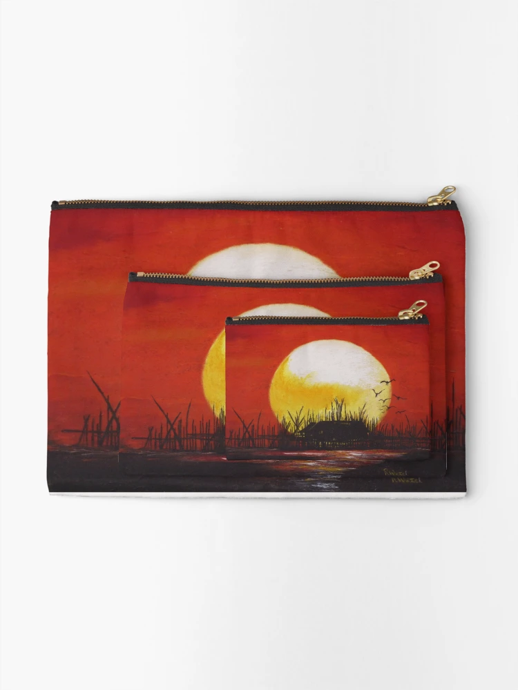 Thumbnail 2 of 4, Zipper Pouch, Asian Sunset designed and sold by ROB51.