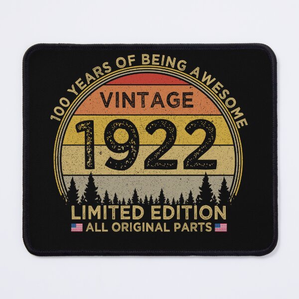 Item preview, 100th Birthday Vintage 1922 Limited Edition Patriotic designed and sold by cssdru.