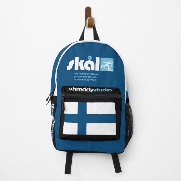 Item preview, Skål Finland Backpack by Dennis Weber of ShreddyStudio designed and sold by Dennis Weber.