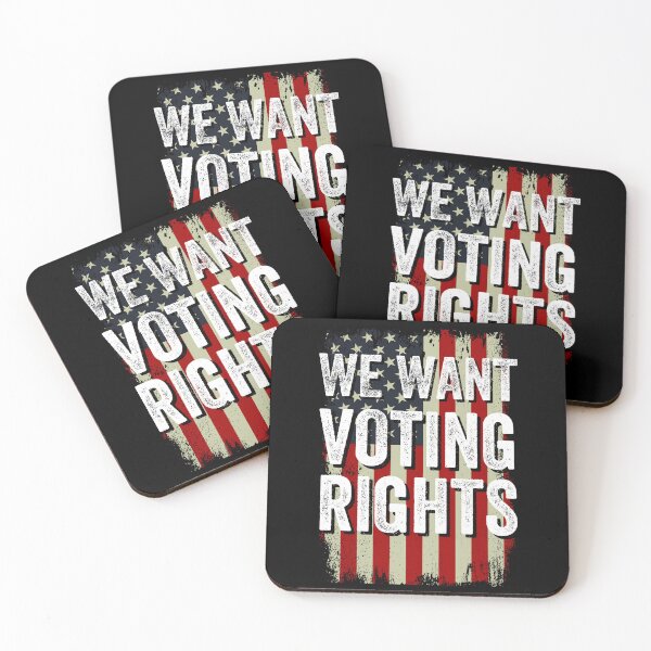 Item preview, We Want Voting Rights - Stand Against Voter Suppression designed and sold by retrodesigner14.