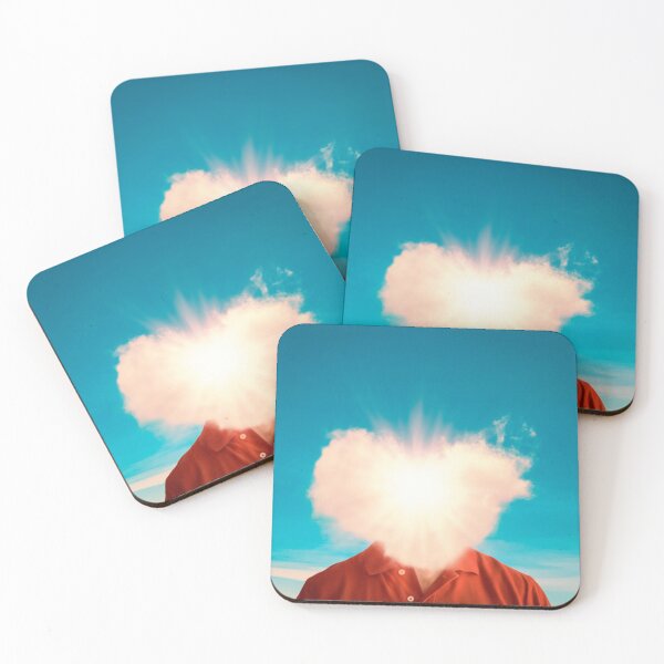 Item preview, Surreal head in a heart shaped cloud  designed and sold by Yasmine khalifa.