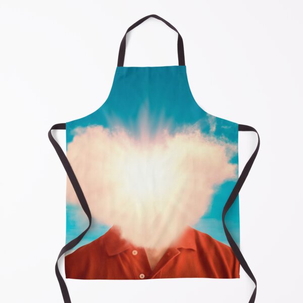 Item preview, Surreal head in a heart shaped cloud designed and sold by Yasmine khalifa.