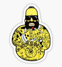 Homer Thug Life Sticker