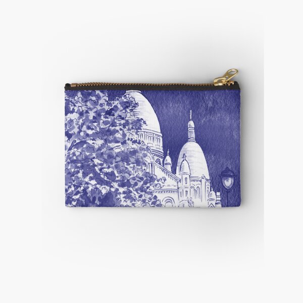 Item preview, Purple Blue Very Peri Gorgeous Sacre Coeur Cathedral Montmartre Paris France designed and sold by Irina Sztukowski.