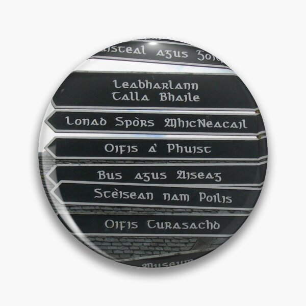 Item preview, Signpost in Gaelic, Stornoway, Isle of Lewis, Scotland designed and sold by BlueMoonRose.