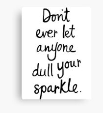 Sparkle Canvas Print