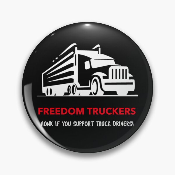 Item preview, FREEDOM TRUCKERS - Honk If You Support Truck Drivers! designed and sold by Mysmartworld.