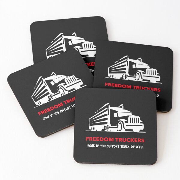 Item preview, FREEDOM TRUCKERS - Honk If You Support Truck Drivers! designed and sold by Mysmartworld.
