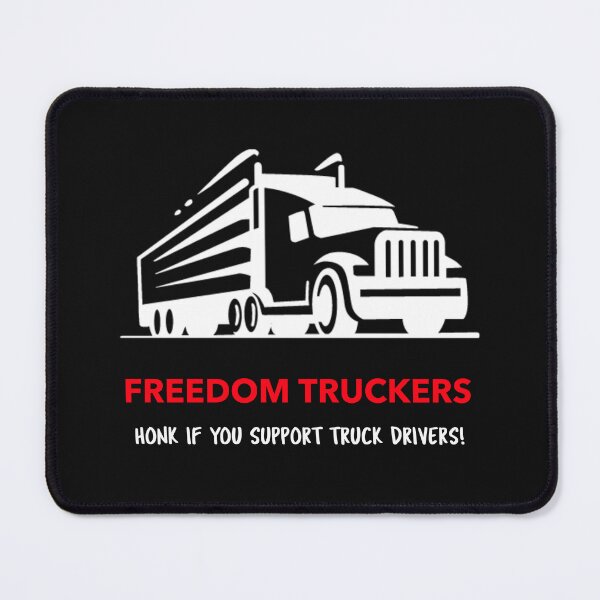 Item preview, FREEDOM TRUCKERS - Honk If You Support Truck Drivers! designed and sold by Mysmartworld.