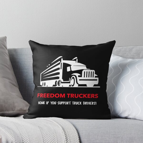 Item preview, FREEDOM TRUCKERS - Honk If You Support Truck Drivers! designed and sold by Mysmartworld.