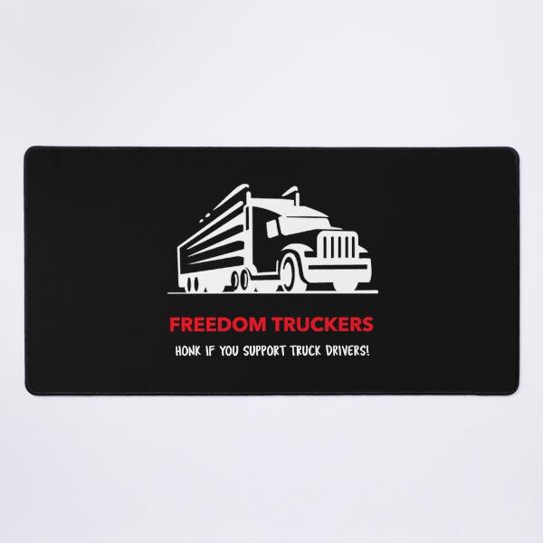 Item preview, FREEDOM TRUCKERS - Honk If You Support Truck Drivers! designed and sold by Mysmartworld.