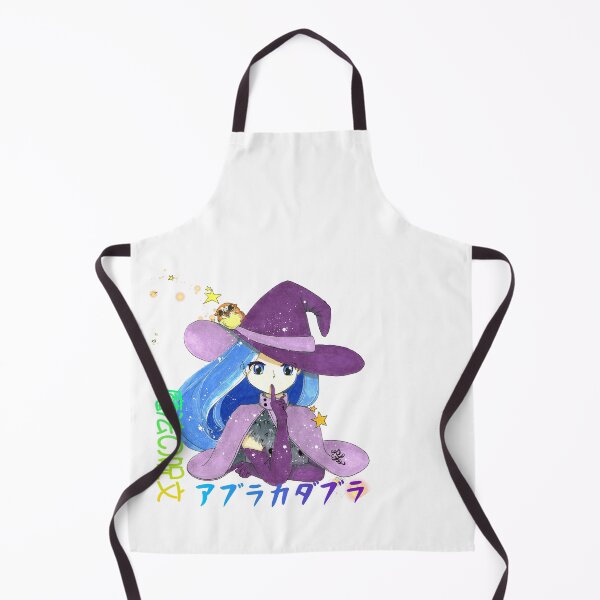 Item preview, Anime witch girl casting magic with kawaii owl pet designed and sold by Sophiberry X.