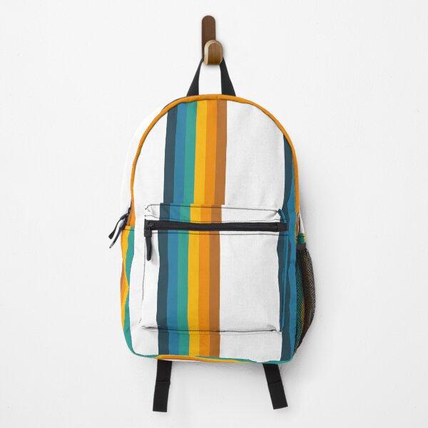 Item preview, Retro Rainbow Minimal Abstract -  multicolored vertical stripes  designed and sold by TalBright.