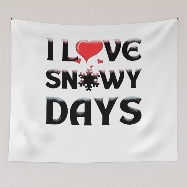Item preview, I love snowy days red heart light  designed and sold by Chaos-Touch.