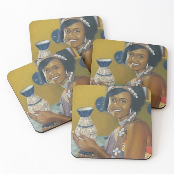 Item preview, Painiting of a Somali Girl in a traditional dress designed and sold by VintageSomalia.
