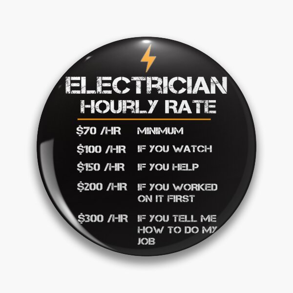 Item preview, Electrician Hourly Rate designed and sold by rachidhaz.
