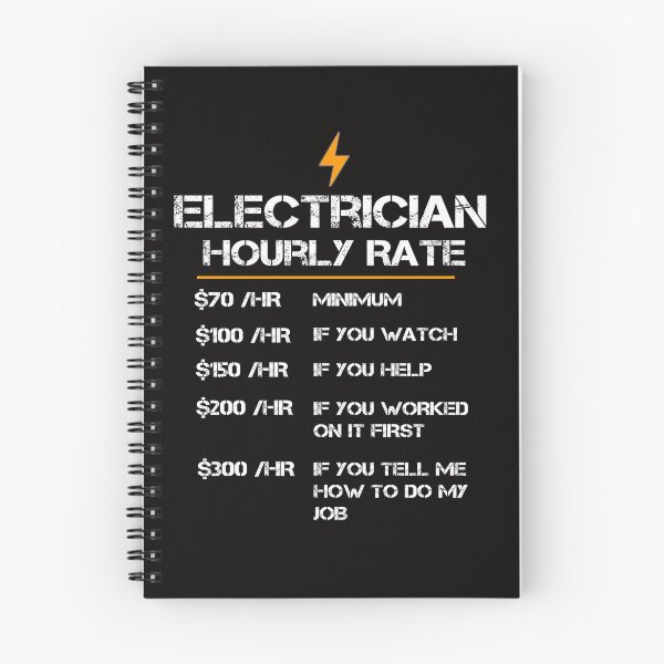 Item preview, Electrician Hourly Rate designed and sold by rachidhaz.