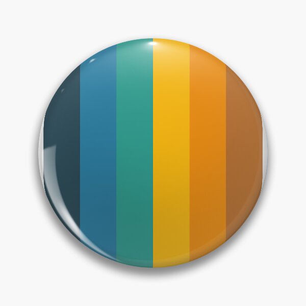 Item preview, Retro Rainbow Minimal Abstract -  multicolored vertical stripes  designed and sold by TalBright.