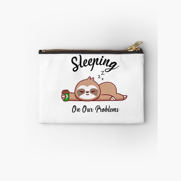 Item preview,  Sleeping On Our Problems Funny And Cute Sloth Animal With Coffee designed and sold by Kitten2220.