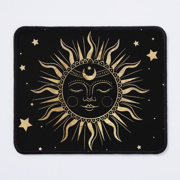 Item preview, sun and moon celestial gold art designed and sold by cutecrazytshirt.