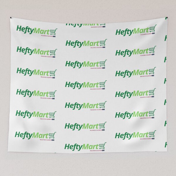 Item preview, Hefty Mart (William Gibson  t-shirt The Peripheral) designed and sold by Gibson Futures.
