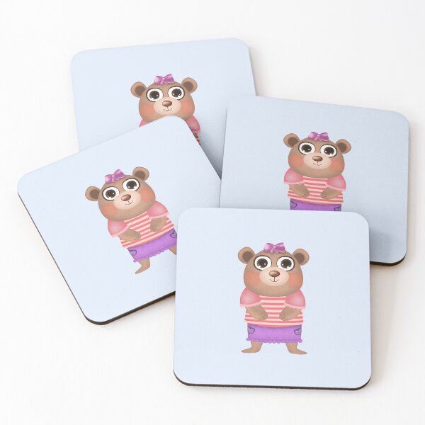 Item preview, Cute Girl Bear designed and sold by Fundartcreative.