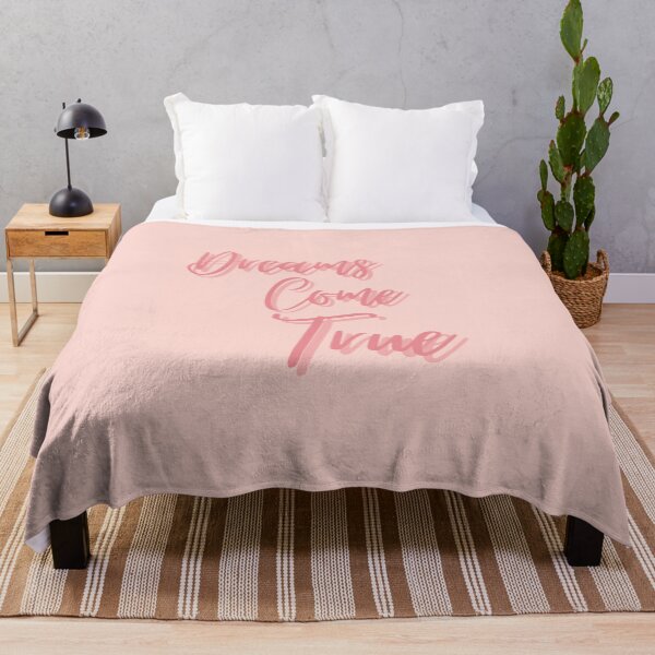 Item preview, Dreams Come True, Inspirational, Motivational, Empowerment, Pink designed and sold by Magic Love Art Print.