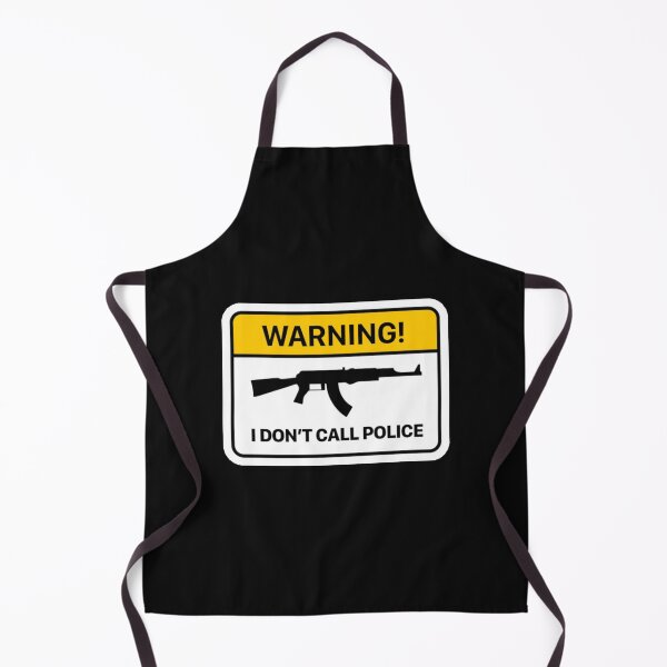 Item preview, Warning I Don't Call Police -design designed and sold by RENAGADE4LYF.