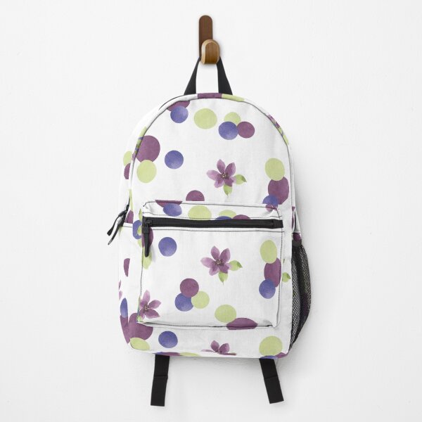 Item preview, Watercolor Flowers And Polka Dots designed and sold by HildegunStudio.