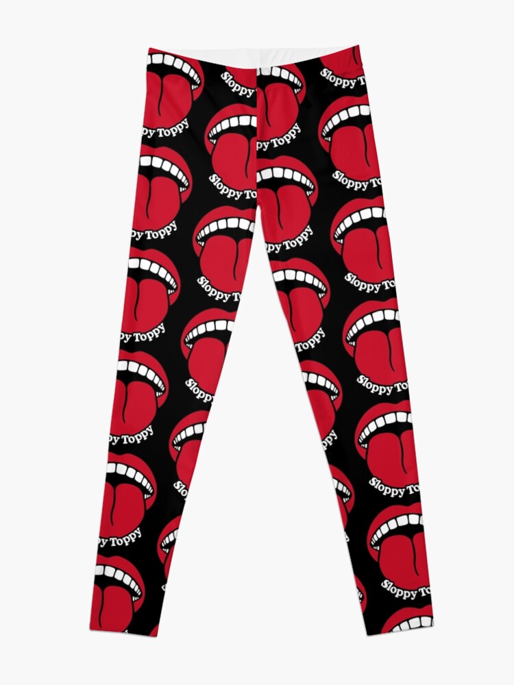 4 Sloppy Toppy - Big Smile Leggings for Sale by SloppyToppyLLC