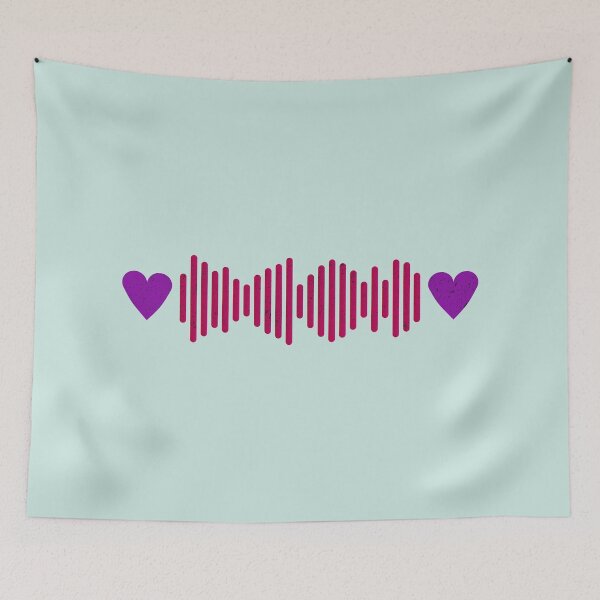Item preview, Sound Wave Heart designed and sold by franktact.